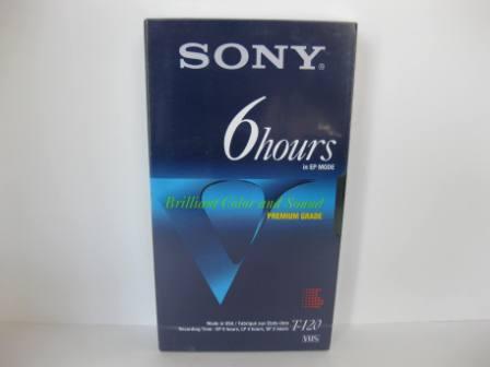 Sony VHS 6 Hour Blank Videotape (SEALED)